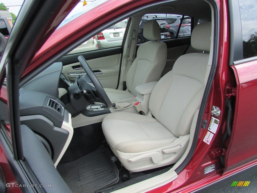 2015 XV Crosstrek 2.0i Premium - Venetian Red Pearl / Ivory photo #16
