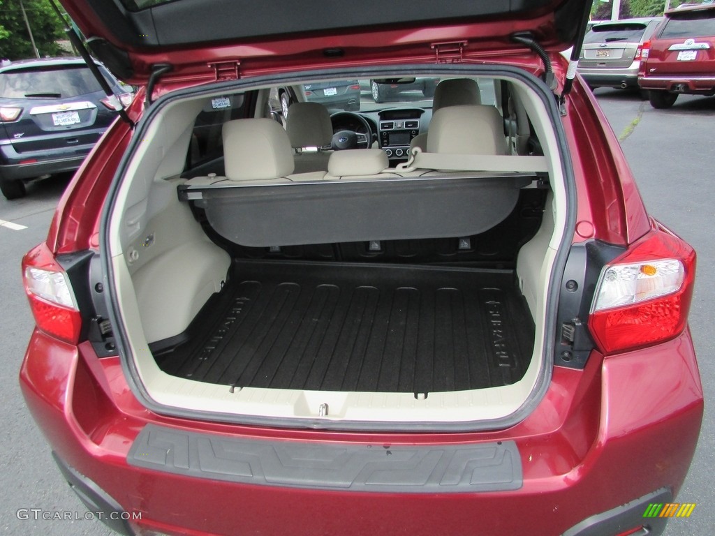 2015 XV Crosstrek 2.0i Premium - Venetian Red Pearl / Ivory photo #20