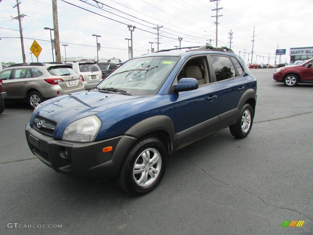 2007 Tucson SE - Nautical Blue Metallic / Beige photo #2