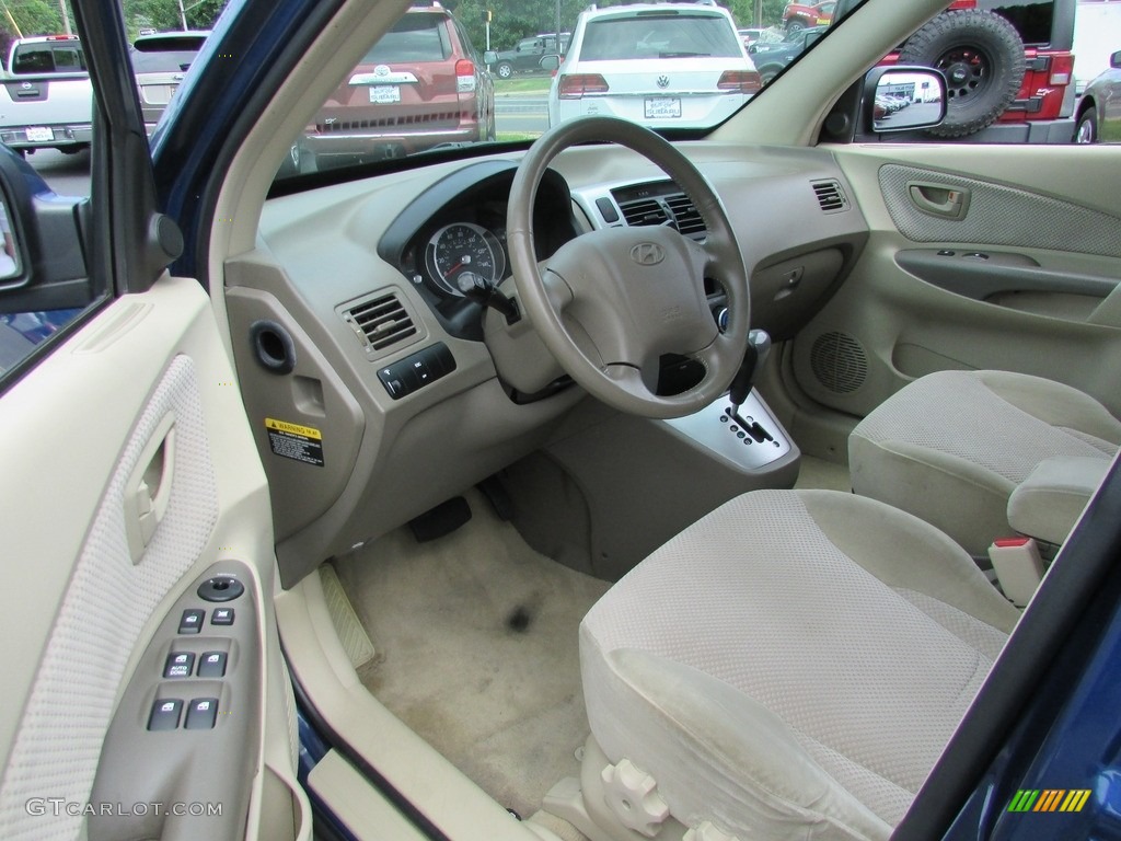 2007 Tucson SE - Nautical Blue Metallic / Beige photo #11