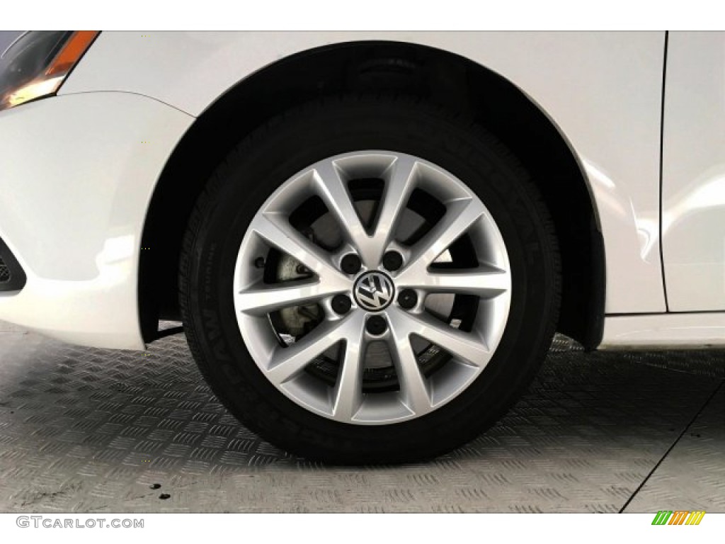 2012 Jetta SE Sedan - Candy White / Cornsilk Beige photo #8