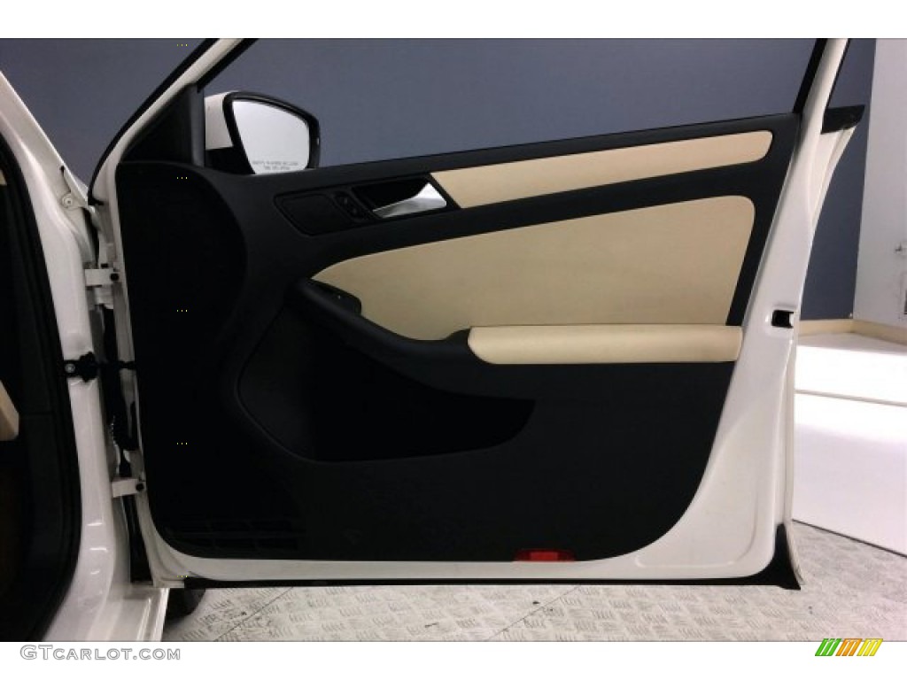 2012 Jetta SE Sedan - Candy White / Cornsilk Beige photo #25