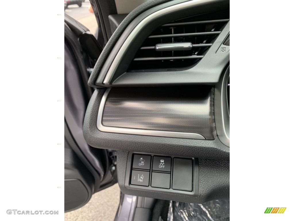 2019 Civic EX-L Sedan - Modern Steel Metallic / Black photo #12