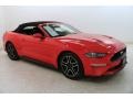 Race Red 2019 Ford Mustang EcoBoost Premium Convertible Exterior