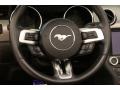 Ebony 2019 Ford Mustang EcoBoost Premium Convertible Steering Wheel