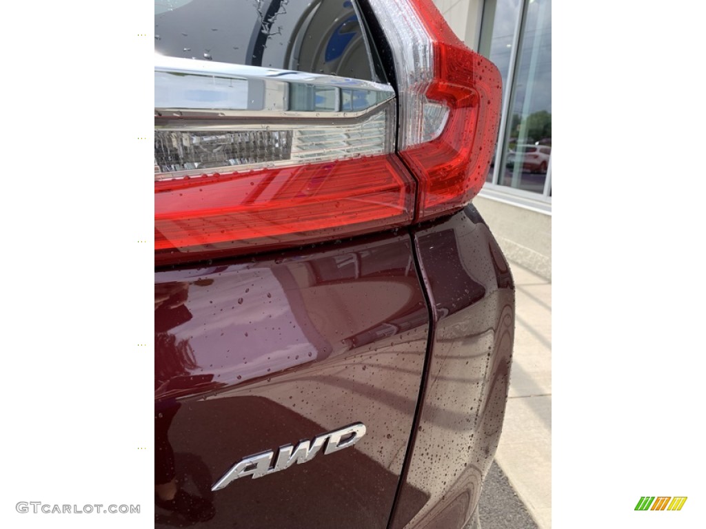 2019 CR-V LX AWD - Basque Red Pearl II / Gray photo #22
