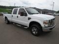 Oxford White - F250 Super Duty XL Crew Cab 4x4 Photo No. 2