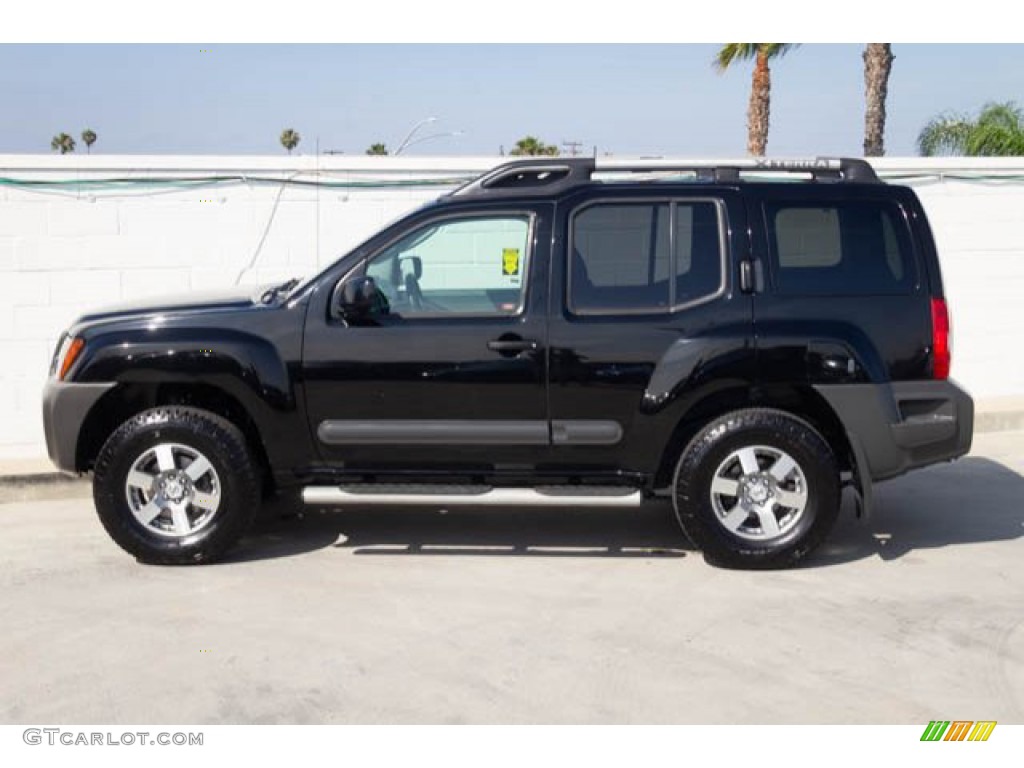 2011 Xterra S - Super Black / Gray photo #8