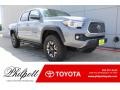 2019 Cement Gray Toyota Tacoma TRD Off-Road Double Cab 4x4  photo #1