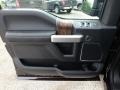 Black 2019 Ford F150 Lariat SuperCrew 4x4 Door Panel