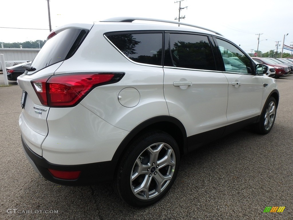 2019 Escape Titanium 4WD - White Platinum / Chromite Gray/Charcoal Black photo #2