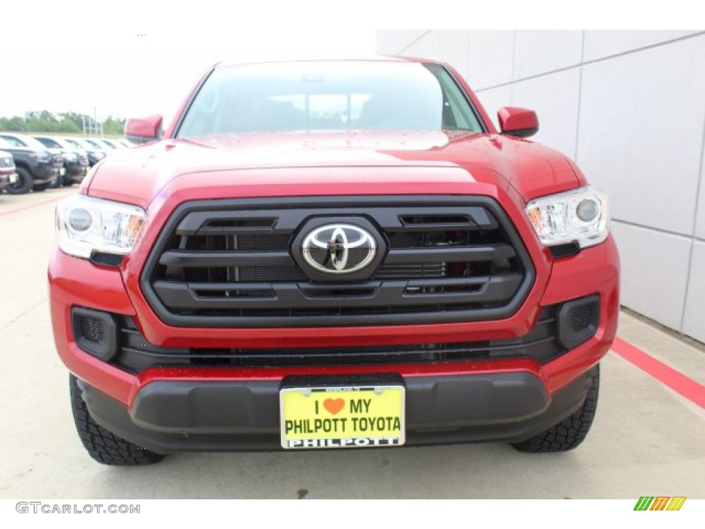 2019 Tacoma SR Double Cab 4x4 - Barcelona Red Metallic / Cement Gray photo #3