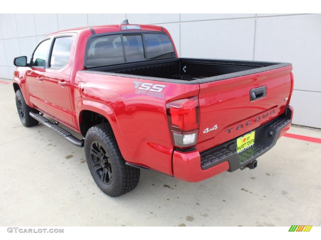 2019 Tacoma SR Double Cab 4x4 - Barcelona Red Metallic / Cement Gray photo #6