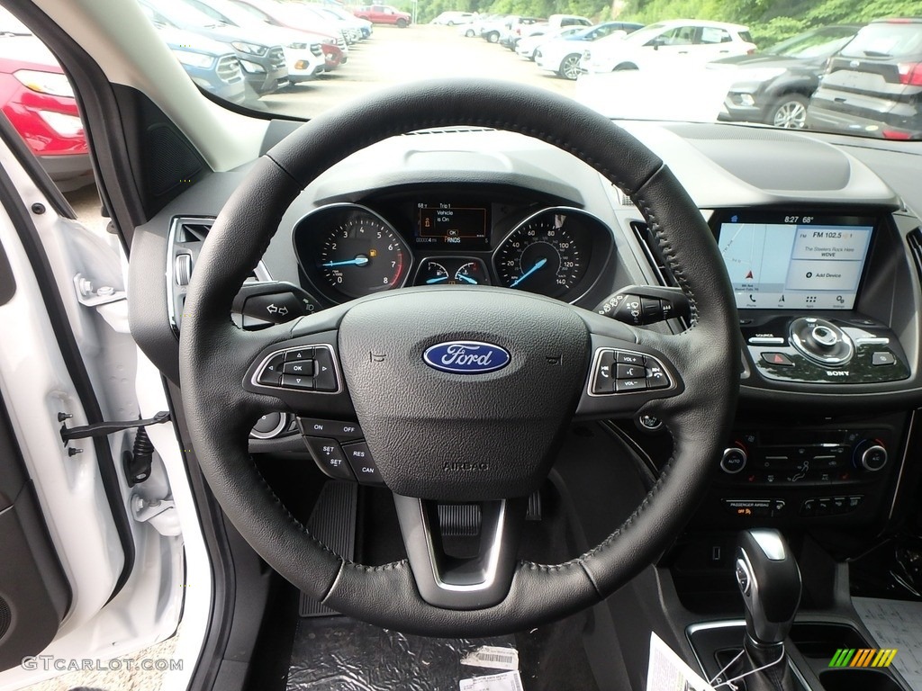 2019 Escape Titanium 4WD - White Platinum / Chromite Gray/Charcoal Black photo #17