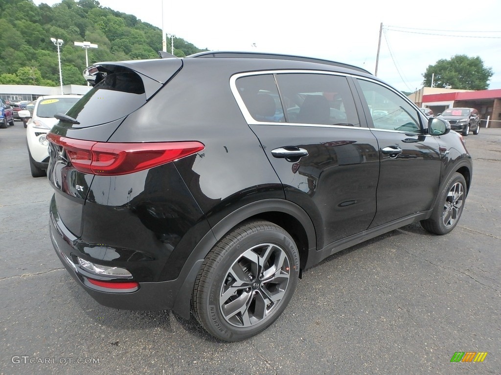 2020 Sportage EX AWD - Black Cherry / Black photo #2