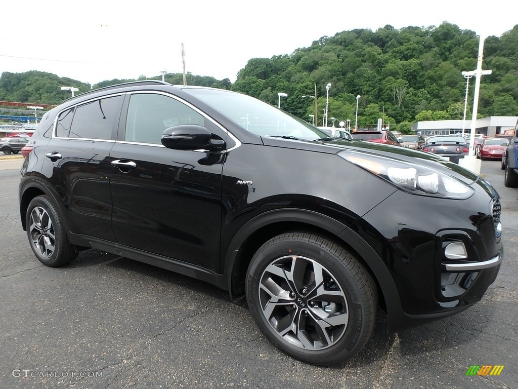 Black Cherry 2020 Kia Sportage EX AWD Exterior Photo #133745824