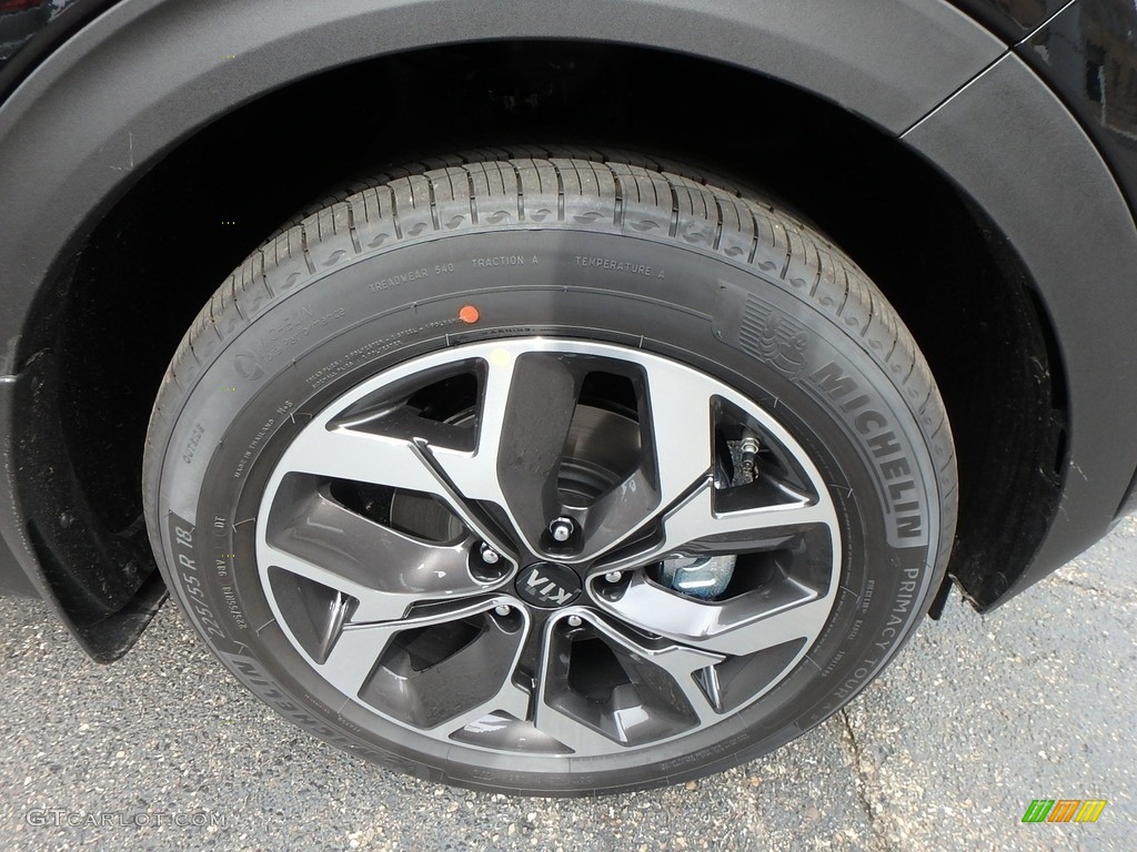 2020 Sportage EX AWD - Black Cherry / Black photo #10