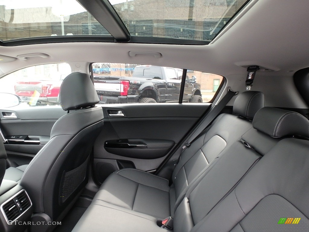 2020 Sportage EX AWD - Black Cherry / Black photo #12