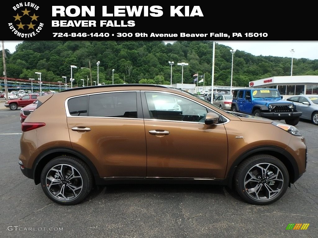 Burnished Copper Kia Sportage