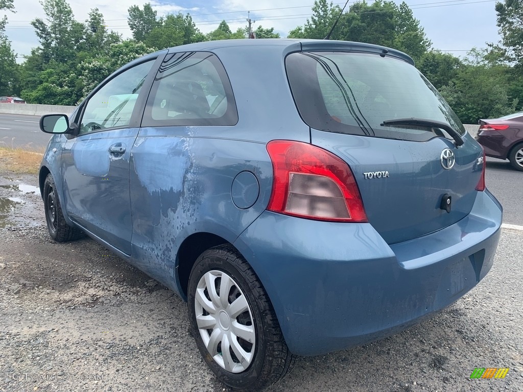 2007 Yaris 3 Door Liftback - Bayou Blue Metallic / Dark Charcoal photo #5