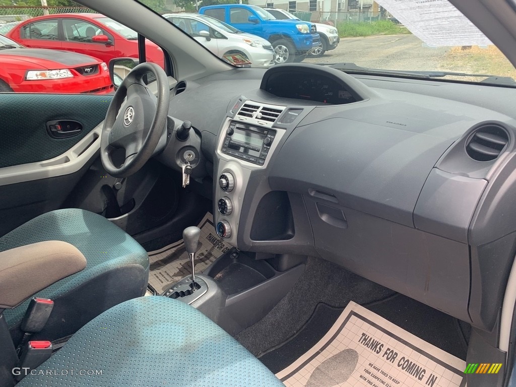 2007 Yaris 3 Door Liftback - Bayou Blue Metallic / Dark Charcoal photo #14