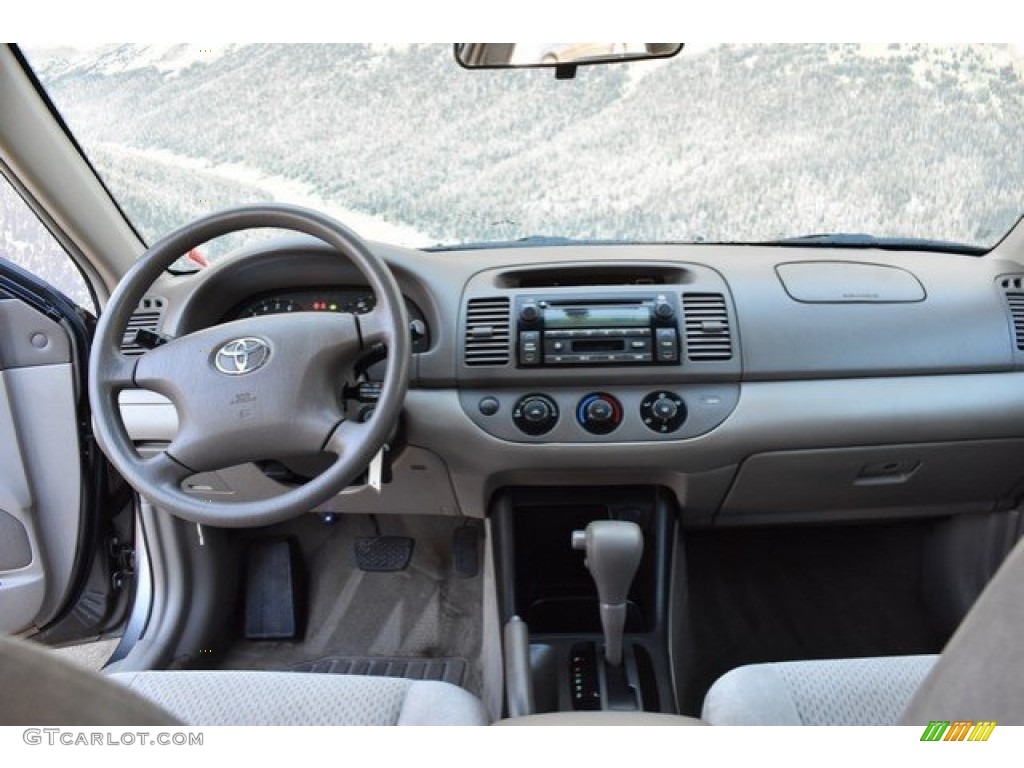 2004 Camry LE V6 - Phantom Gray Pearl / Taupe photo #13