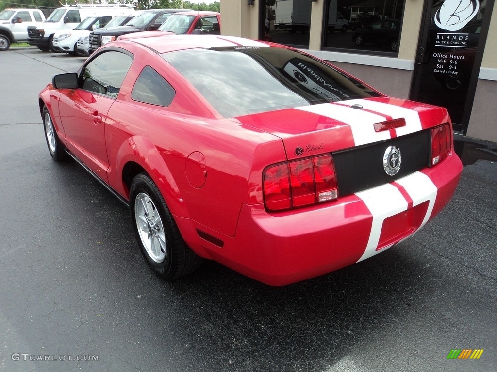 2007 Mustang V6 Premium Coupe - Torch Red / Dark Charcoal photo #3