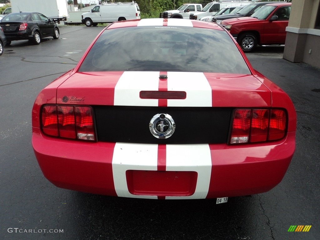 2007 Mustang V6 Premium Coupe - Torch Red / Dark Charcoal photo #29