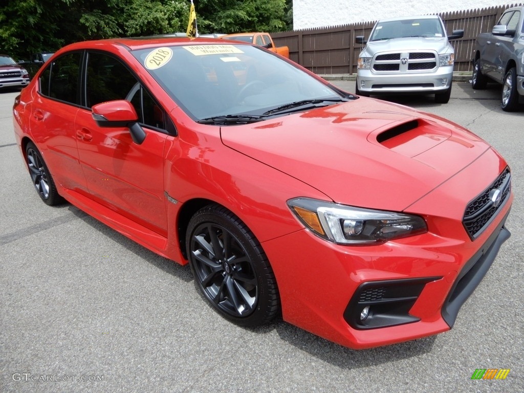 Pure Red 2018 Subaru WRX Limited Exterior Photo #133752993