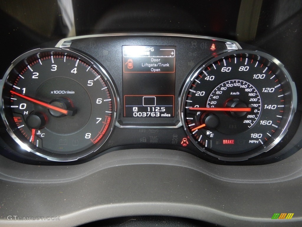 2018 Subaru WRX Limited Gauges Photo #133753267