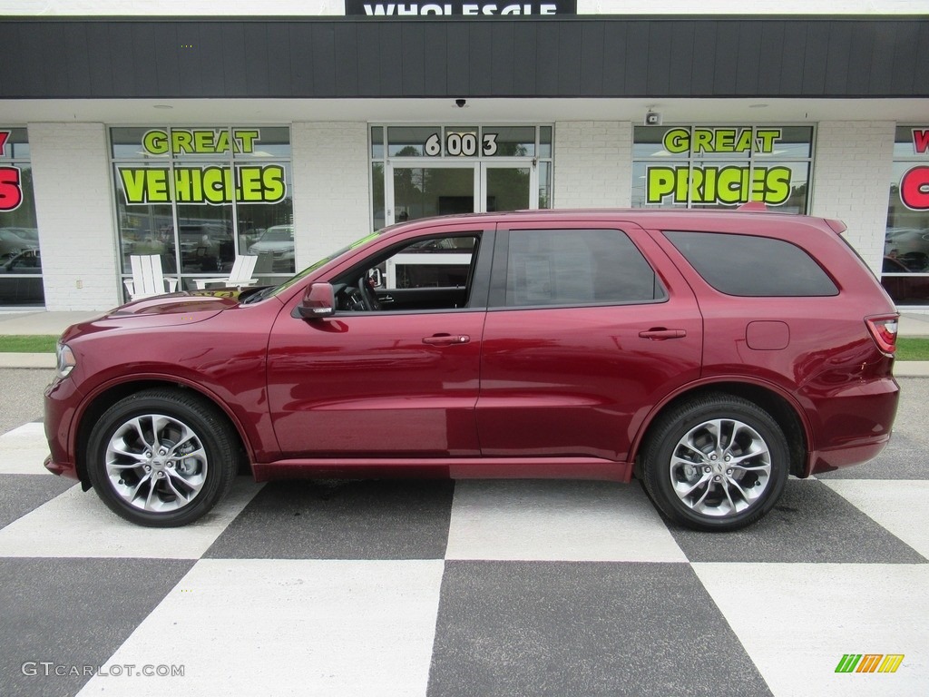 Octane Red Pearl Dodge Durango