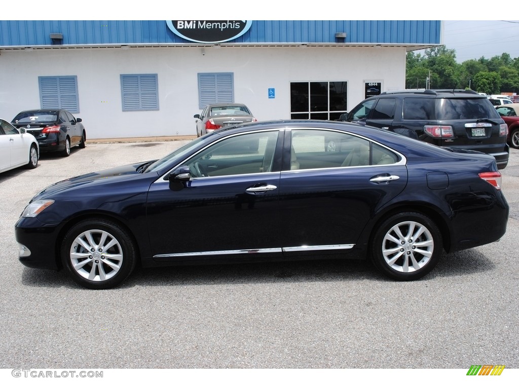 2010 ES 350 - Black Sapphire Pearl / Parchment photo #2