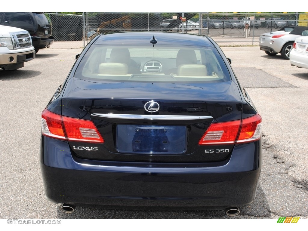 2010 ES 350 - Black Sapphire Pearl / Parchment photo #4