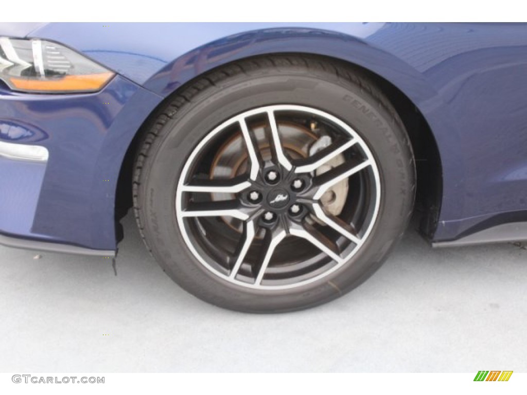 2018 Mustang EcoBoost Premium Convertible - Kona Blue / Ebony photo #5