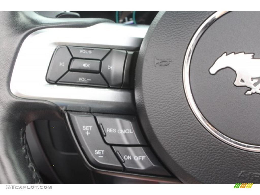 2018 Mustang EcoBoost Premium Convertible - Kona Blue / Ebony photo #18