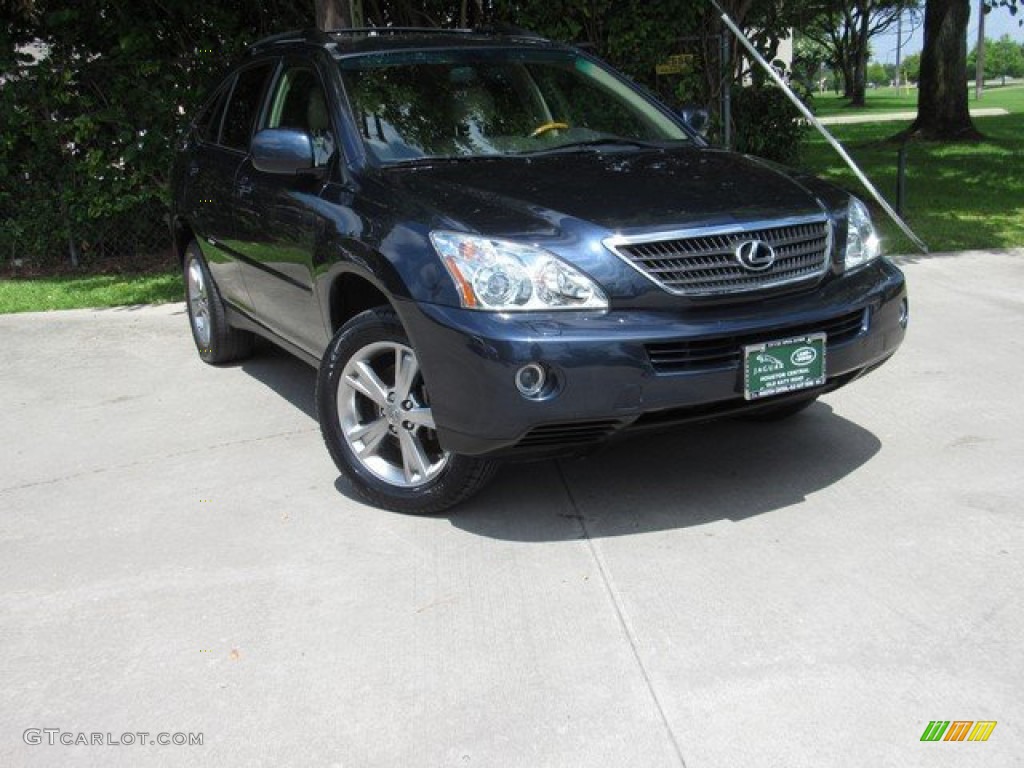 2007 RX 400h AWD Hybrid - Neptune Blue Mica / Ivory photo #1