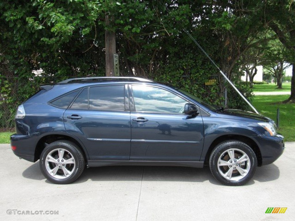 2007 RX 400h AWD Hybrid - Neptune Blue Mica / Ivory photo #7