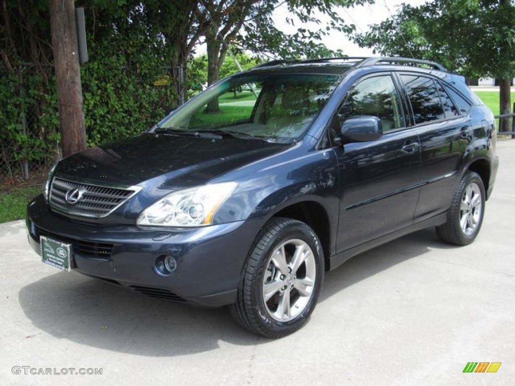 2007 RX 400h AWD Hybrid - Neptune Blue Mica / Ivory photo #12