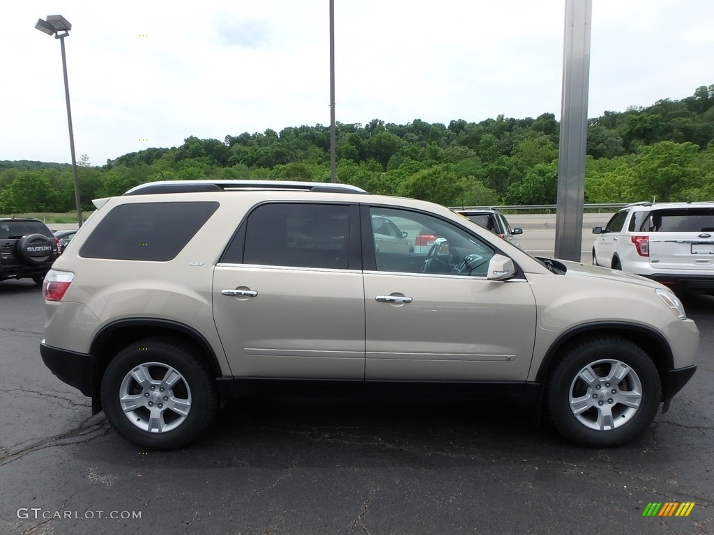 2009 Acadia SLT AWD - Gold Mist Metallic / Ebony photo #5