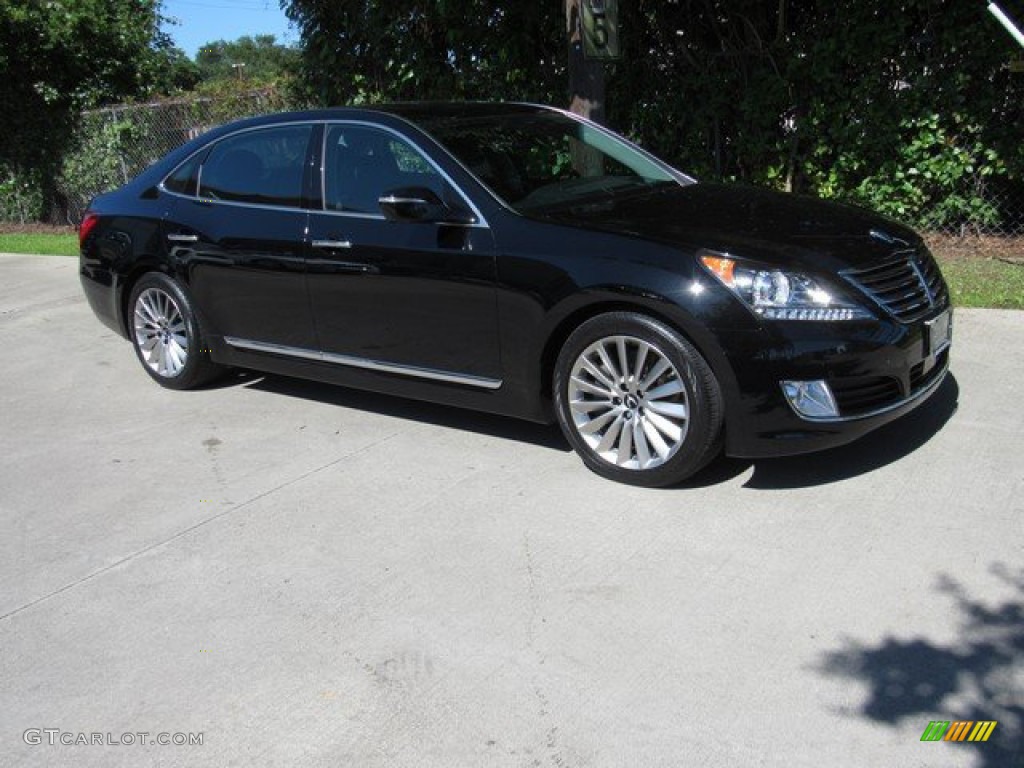 2014 Equus Ultimate - Caspian Black / Jet Black photo #6