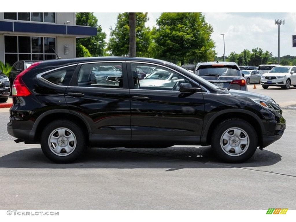 2016 CR-V LX - Crystal Black Pearl / Black photo #8