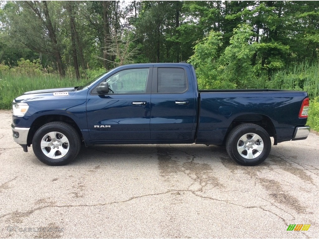 Patriot Blue Pearl 2019 Ram 1500 Big Horn Quad Cab 4x4 Exterior Photo #133770618