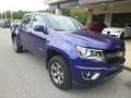 2016 Laser Blue Chevrolet Colorado Z71 Crew Cab 4x4  photo #3