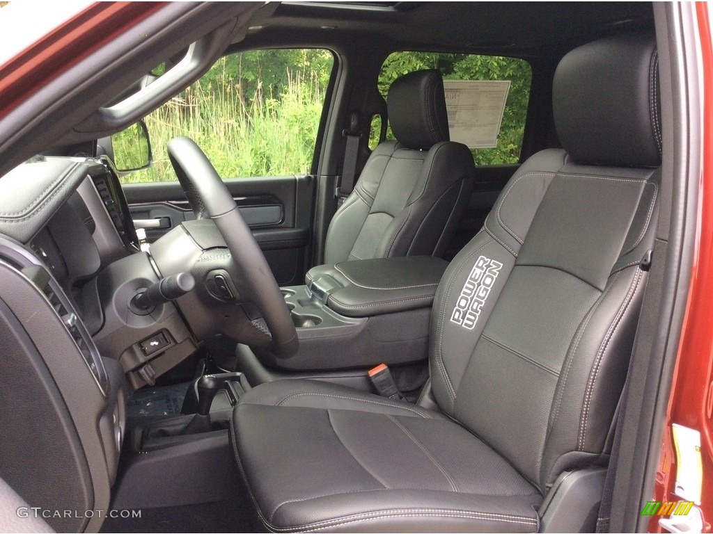 Black Interior 2019 Ram 2500 Power Wagon Crew Cab 4x4 Photo #133771350