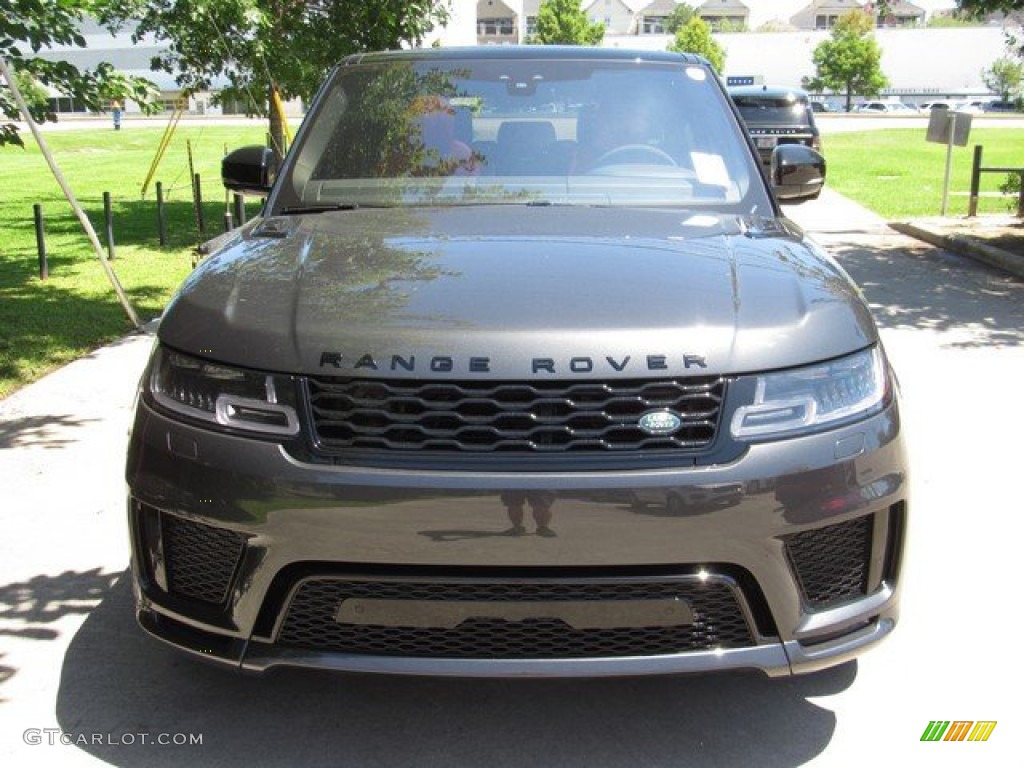 2019 Range Rover Sport HST - Carpathian Grey Metallic / Ebony/Pimento photo #9