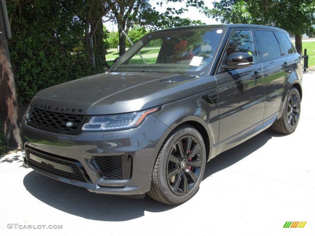Carpathian Grey Metallic 2019 Land Rover Range Rover Sport HST Exterior Photo #133772430