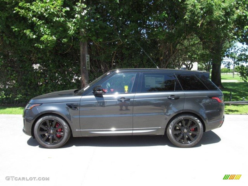 2019 Range Rover Sport HST - Carpathian Grey Metallic / Ebony/Pimento photo #11