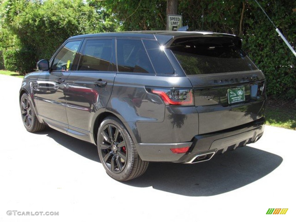 2019 Range Rover Sport HST - Carpathian Grey Metallic / Ebony/Pimento photo #12
