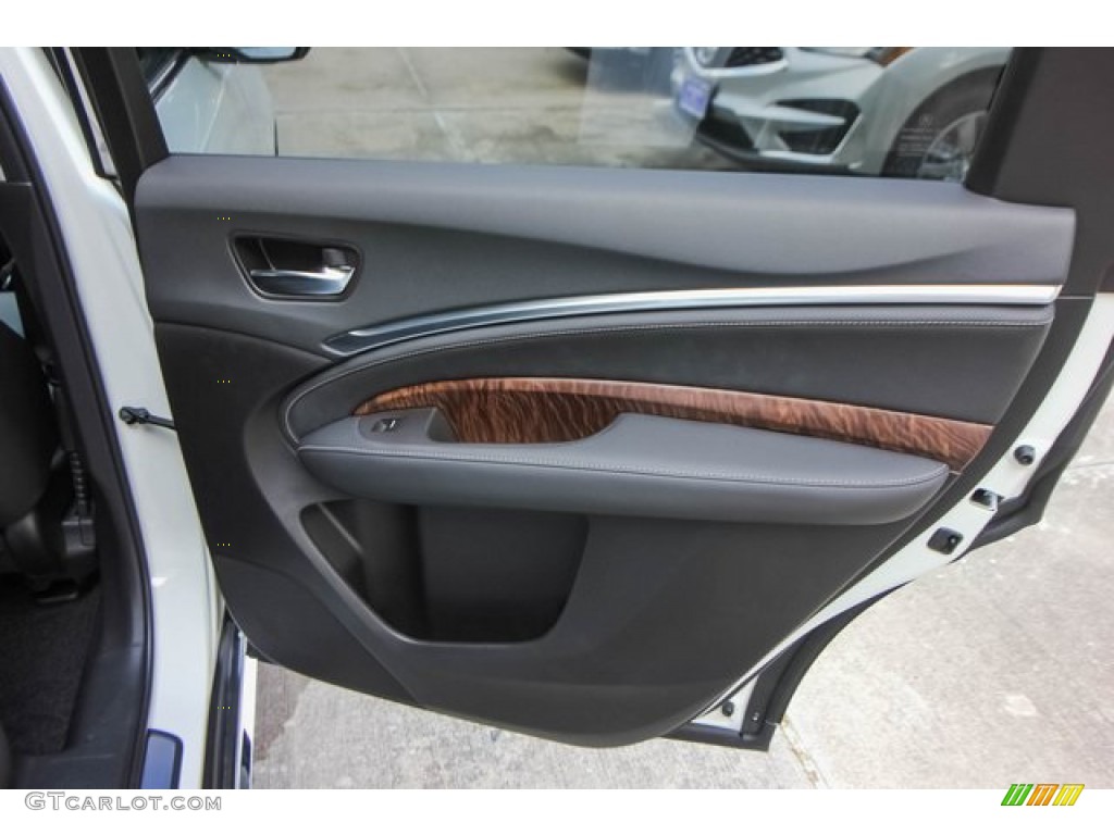 2019 Acura MDX Technology Ebony Door Panel Photo #133773405