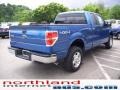 2009 Blue Flame Metallic Ford F150 XLT SuperCab 4x4  photo #4